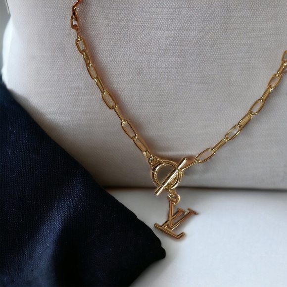 Stamped Louis Vuitton Authentic Upcycled LV charm necklace - Picture 11 of 13